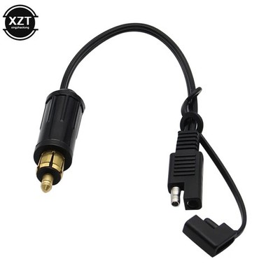DIN Hella Powerlet auf SAE Batterie Adapter Verbinder Kabel Motorrad