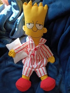 Bart Simpson 1990 DanDee Pajama Bag