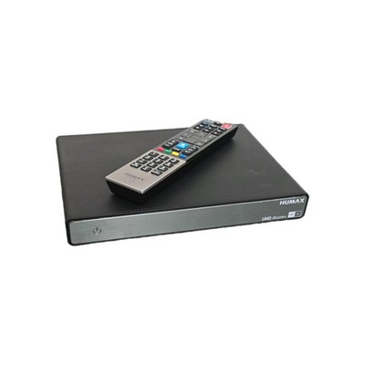 Humax UHD 4tune+ HD Digital Sat-TV-Receiver inkl. Fernbedienung Schwarz/Silber