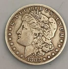 1883-CC Carson City Morgan Silver $1 cleaned L24936