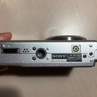 Sony Cybershot DSC W200 Digital Camera 12.10 MP 3x Optical Zoom