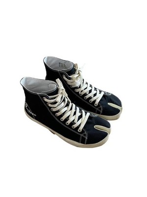 Men 9.0US Maison Margiela Tabi High Black Men Sneaker Original Collection Casual