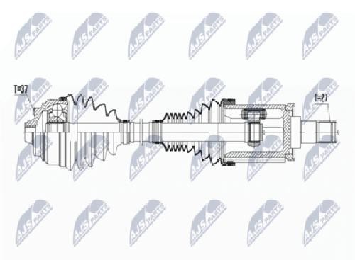 Original NTY Drive Shaft NPW-BM-045 For BMW
