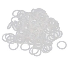 Qty 100 8mm OD 6mm ID 1mm Dia Food Grade Silicone Rubber Seal O-Ring
