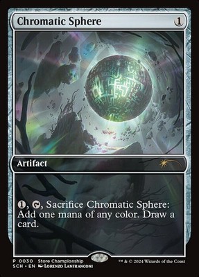1x Chromatic Sphere Moderate Play MTG Magic - Kid Icarus -