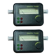  2 PCS Aerial Signal Tester Lcd Screen Meter Display Satellite TV Receiver