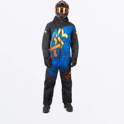 FXR Racing CX F.A.S.T Insulated Monosuits Sm Blue