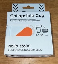 Stojo Orange Collapsible Pocket Cup 355ml- New (See description)