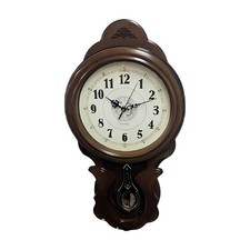 22H Dark Brown Vintage Style Elegant Wooden W...