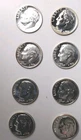 1961-64 Roosevelt Dimes 90% Silver-25 Dimes (1.808) Troy Ounces