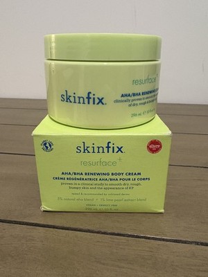 SkinFix Resurface+ AHA BHA RENEWING BODY CREAM Moisturizer Large 10oz NEW NIB