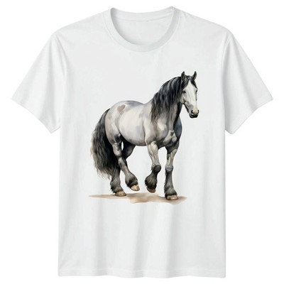 Aquarell Pferd T-Shirt Reiter Tierliebhaber Geschenk für Sie und Ihn