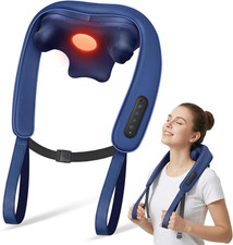 Neck Massager with Heat : Cordless Neck and Shoulder Massager for Pain Relief De