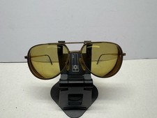 RARE VINTAGE INDO DOUGLAS OVERSIZED 1970'S AVIATORS SUNGLASSES FRANCE