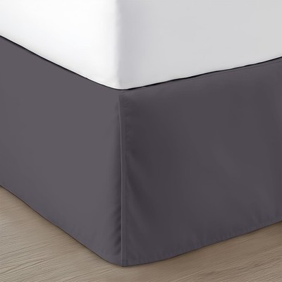 SGI Bedding 18 inch Drop Bed Skirt Queen Size - Platform Style with Secure Fit,