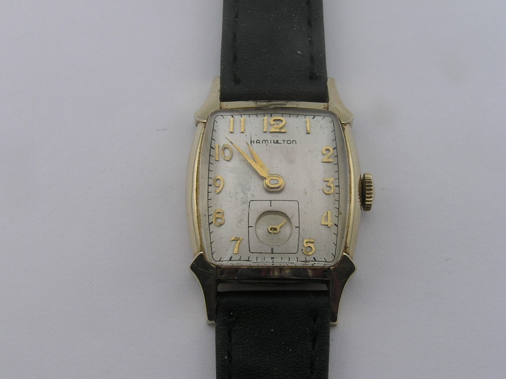 Vintage Hamilton Watch Tracy 1952 Yellow Gold Filled 17j Cal 747 Working