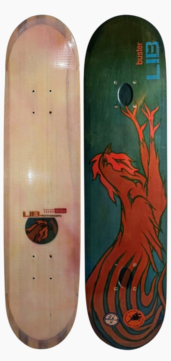 Vintage Lib Tech Skateboard Deck 