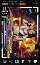 DIGITAL TOPPS WWE SLAM IYO SKY ICONIC COSMIC CHROME 25 SUPERNOVA