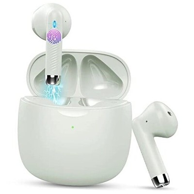 Wireless Earbuds, Bluetooth 5.4 Earbuds Stereo Bass, Bluetooth Headphones Green