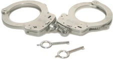 Smith & Wesson Handcuffs Solid Nickle Construction Double-Lock Comes With 2 Keys