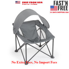 USA WAREHOUSE Bright Starts Pop 'N Chill Travel Seat, Grey, Newborn, NEW