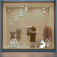 Vetrofanie Pasquali Grandi per Vetrine Negozi DIM 2,00 Mt X 2,00 Mt Adesivi Di P