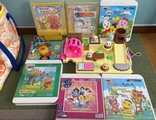 Sega PICO main unit with 6 cassettes and a clean-up bag 0399bc