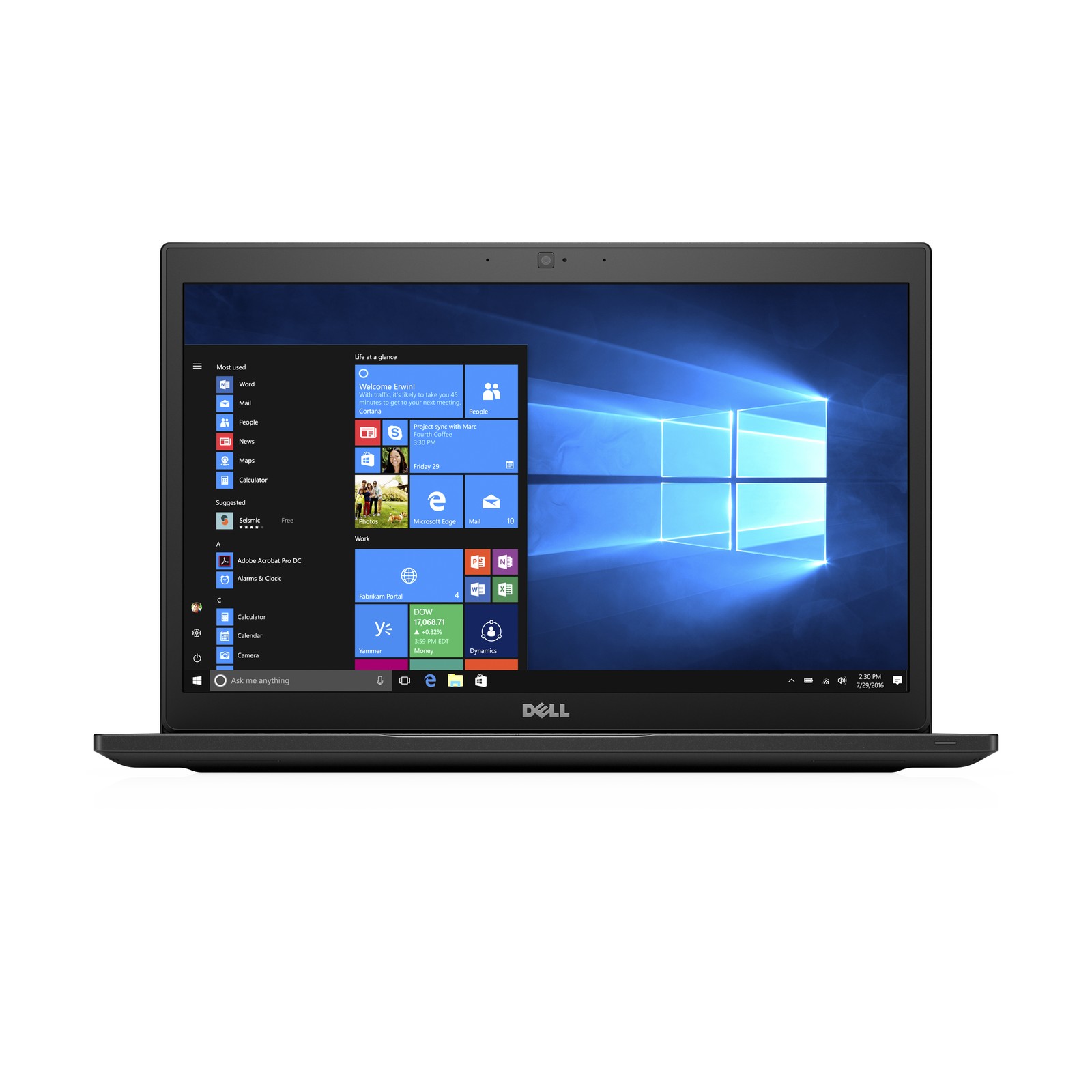 Dell Latitude 7490 i5-8350U 14" Touch 16GB RAM 512GB SSD Intel UHD US QWERTY