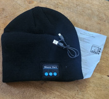 Bluetooth Beanie Music Hat Black