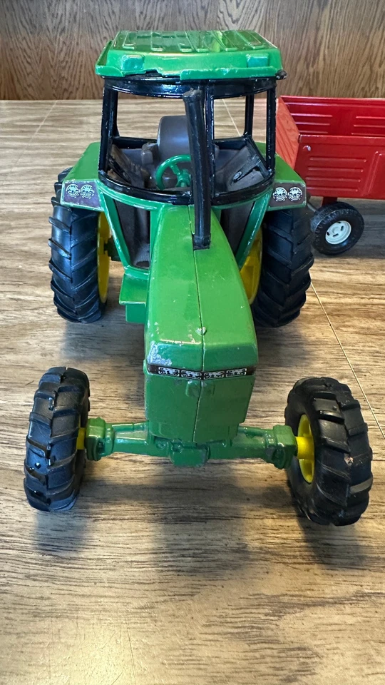 ERTL Vintage John Deere Diecast Tractor y Barcaza Vagón Escala 1/16 Modelo 52040 Foto 4 de 4