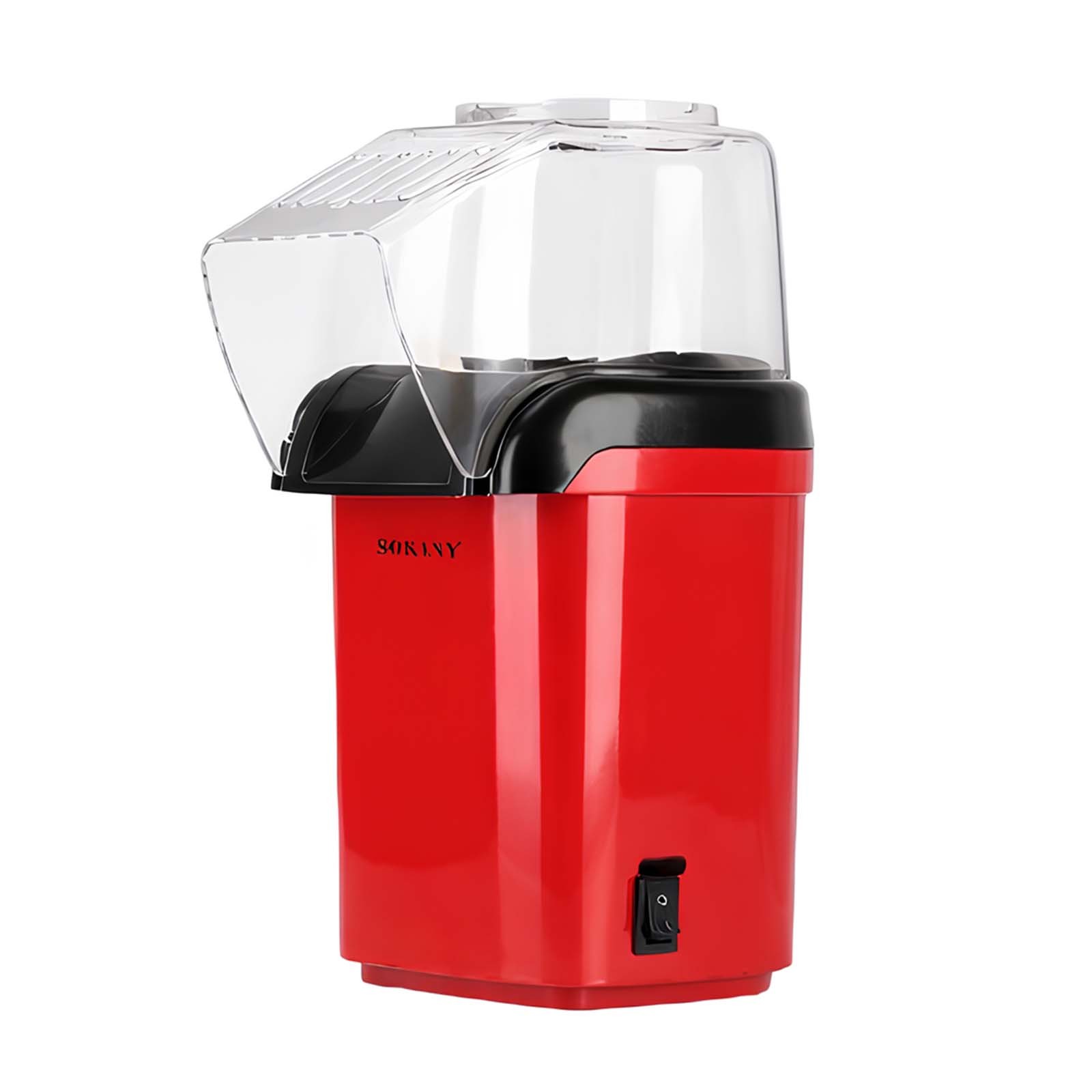 Machine à popcorn élégante Sokany au design rouge vintage pour une cuisine moderne et chic
