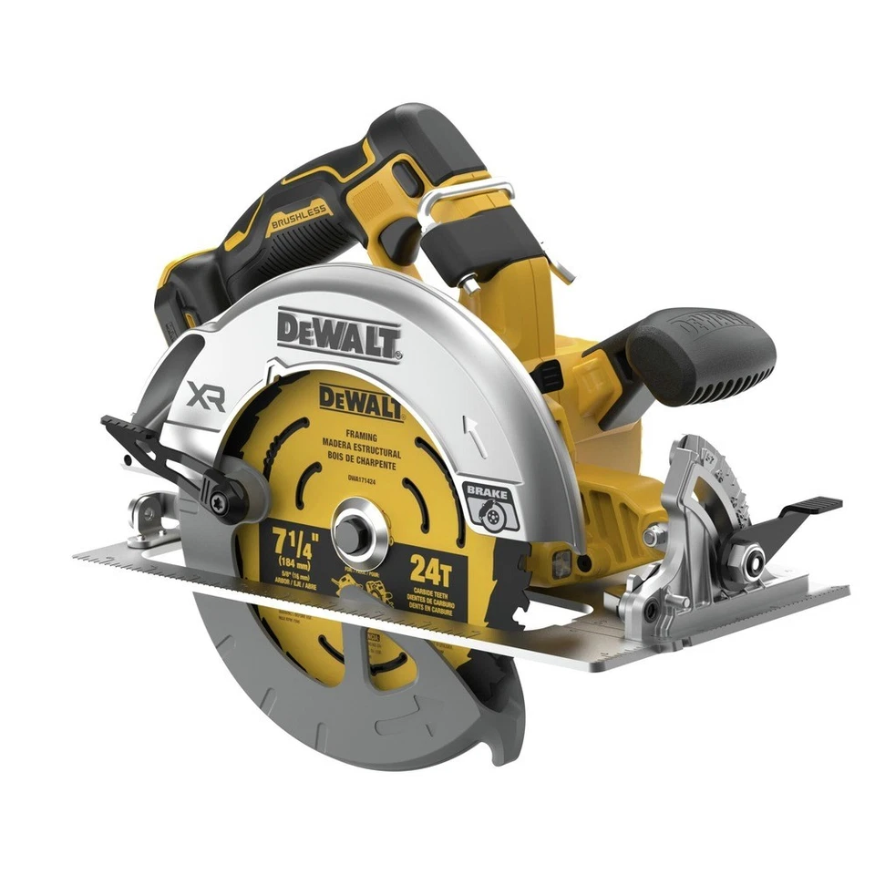Sierra circular inalámbrica DeWalt DCS590BR 20V MAX XR 7-1/4" certificada restaurada