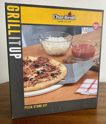 Char- Broil Pizza Stone Kit Char-broil Grill Outdoor Grilling 15  Round