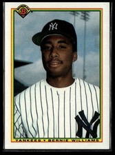 1990 Bowman Bernie Williams #439 New York Yankees