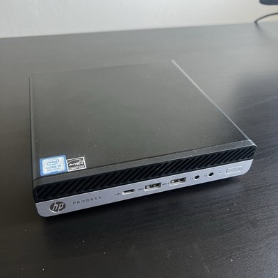 HP ProDesk 600 G4 DM (TAA) Core i5-8500T 2.10 GHz 8 GB DDR4 No Hard Drive No OS