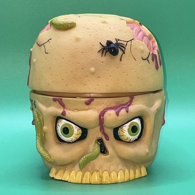 VTG Coffin Maker MONSTER Tasty Brains Gelatin Jello Dessert Mold Imagi Toy 1993