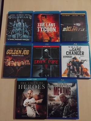 8 ASIAN BLURAY - WELL GO USA - IMPORT - ZONE A- B - NO VF