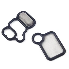 Fit for Honda VTEC Solenoid Spool Valve Gasket + VTC Filter Screen Seal New MO