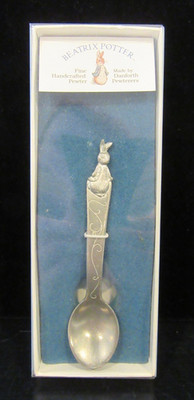 Beatrix Potter Pewter 1996 Danforth Pewterers Children s Spoon in Package