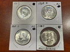 Lot of 4 - Kennedy Half Dollars - BU and 40% Silver