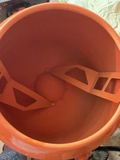 HD Portable Electric Steel Stucco Concrete Cement Mixer 210L Capacity