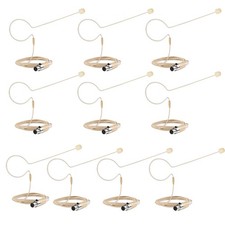 10x Earhook Microphone for AKG Samson 3 Pin Mini XLR Wireless System Transmitter
