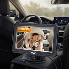 Safety First: 1080P Baby Car Camera with Flexible Installation for New Parents