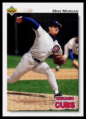 Mike Morgan, 1992 Upper Deck, #703, Chicago Cubs,