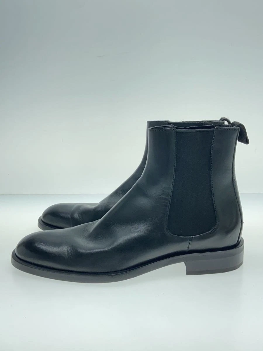 Gucci Bottes Homme Cuir Taille 41 Noir Plat Robe Chaussures Occasion