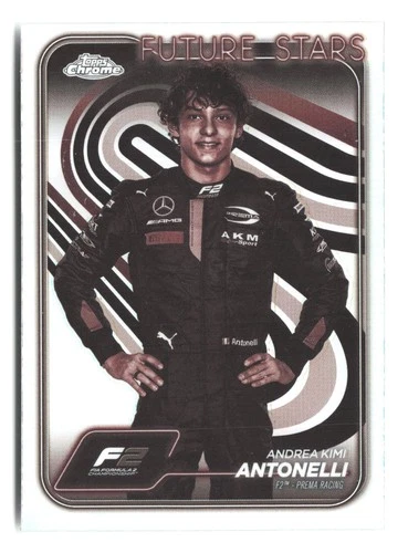 2024 Topps Chrome Formula 1 #22 Andrea Kimi Antonelli Sepia Refractors