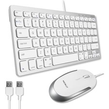 [New] Macally USB Wired Keyboard and Mouse Co...