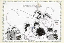 Detektiv Conan 30. Jahrestag Postkarten Set Gosho Aoyama Original Illustration