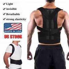 Back Posture Corrector Shoulder Straight Support Brace Belt Therapy Men Women