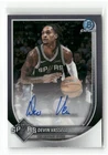2025-26 Bowman #BCA-DV Devin Vassell Chrome Autograph